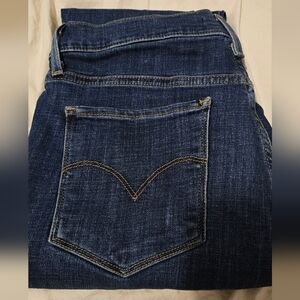 Stylish Dark Blue Women's Levi Strauss Jeans- Levi's Size 29